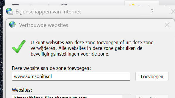 Website toevoegen